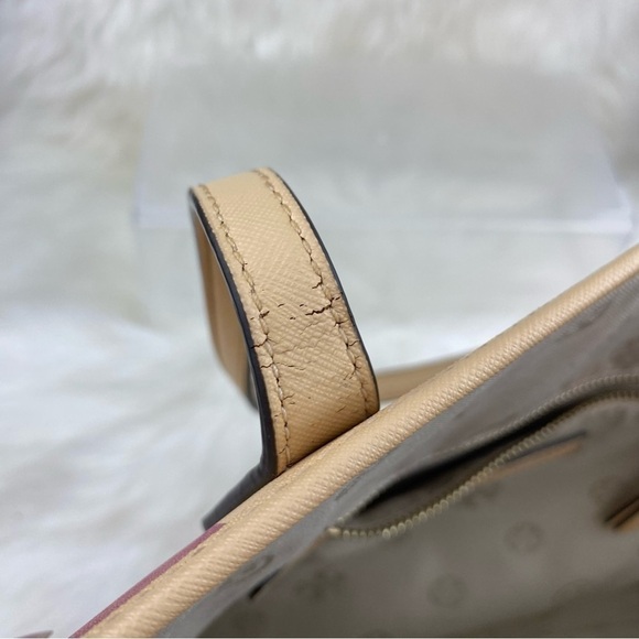 TORY BURCH PERRY STRIPE BLAKE MULTICOLOR TOTE BAG - Picture 10 of 16